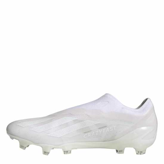 Adidas X Crazyfast Elite Laceless Firm Ground Football Boots White/White Мъжки футболни бутонки
