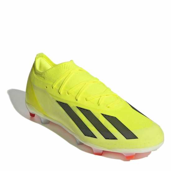 Adidas X Crazyfast Pro Firm Ground Football Boots Жълто/Черно/Бяло Футболни стоножки