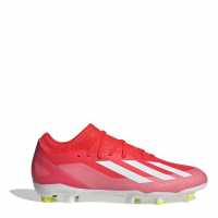 Adidas X Crazyfast League Firm Ground Football Boots Red/Wht/Yellow Мъжки футболни бутонки