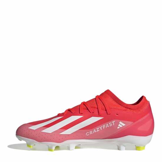Adidas X Crazyfast League Firm Ground Football Boots Червен/Бял/Жълт Футболни стоножки