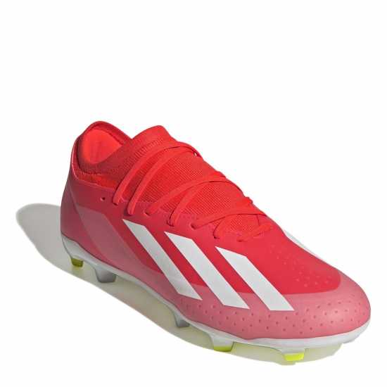 Adidas X Crazyfast League Firm Ground Football Boots Червен/Бял/Жълт Футболни стоножки