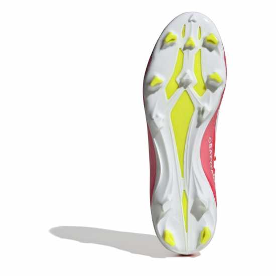 Adidas X Crazyfast League Firm Ground Football Boots Червен/Бял/Жълт Футболни стоножки