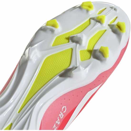 Adidas X Crazyfast League Firm Ground Football Boots Червен/Бял/Жълт Футболни стоножки