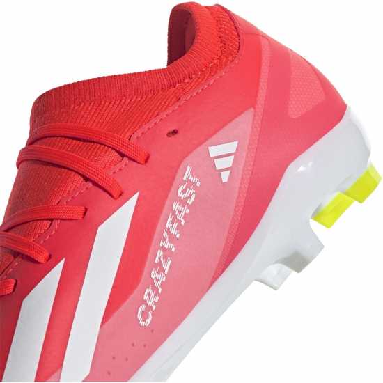 Adidas X Crazyfast League Firm Ground Football Boots Червен/Бял/Жълт Футболни стоножки