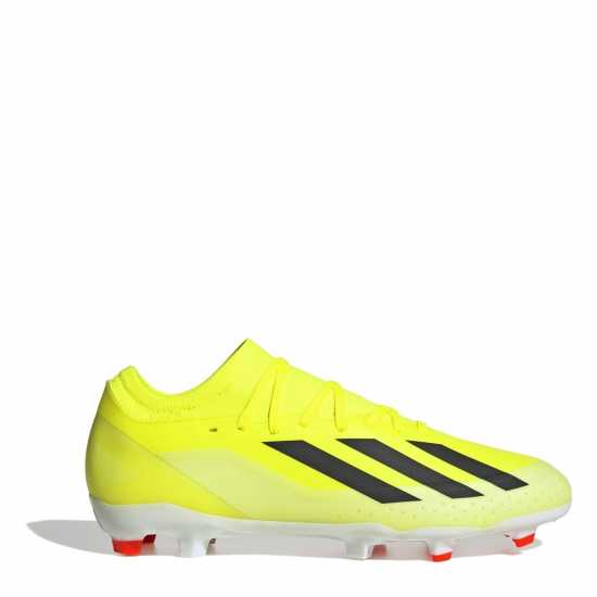 Adidas X .3 Crazyfast Firm Ground Football Boots Adults Yellow/Blk/Wht Мъжки футболни бутонки