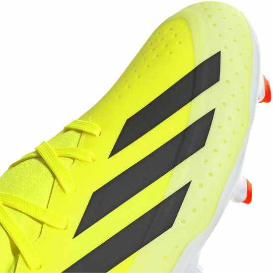 Adidas X .3 Crazyfast Firm Ground Football Boots Adults Yellow/Blk/Wht Мъжки футболни бутонки