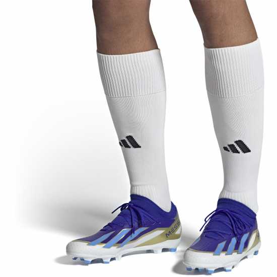 Adidas X Crazyfast League Firm Ground Football Boots Синьо/Бяло Футболни стоножки