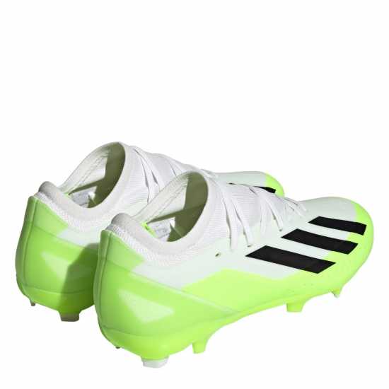 Adidas X Crazyfast League Firm Ground Football Boots Wht/Blk/Lemon Мъжки футболни бутонки