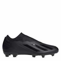 Adidas X Crazyfast League Laceless Firm Ground Football Boots Black/Black Мъжки футболни бутонки