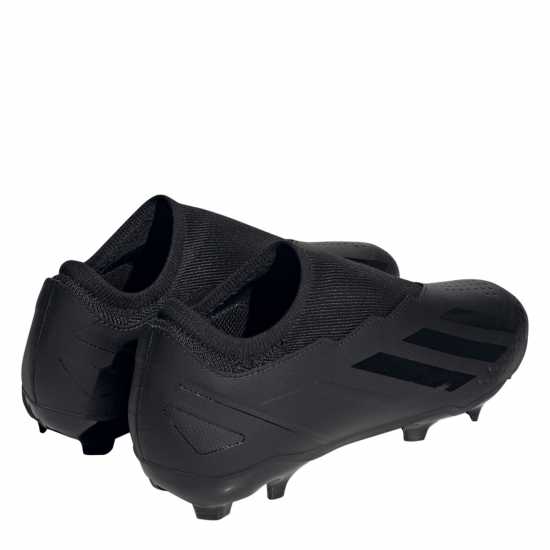 Adidas X Crazyfast League Laceless Firm Ground Football Boots Black/Black Мъжки футболни бутонки