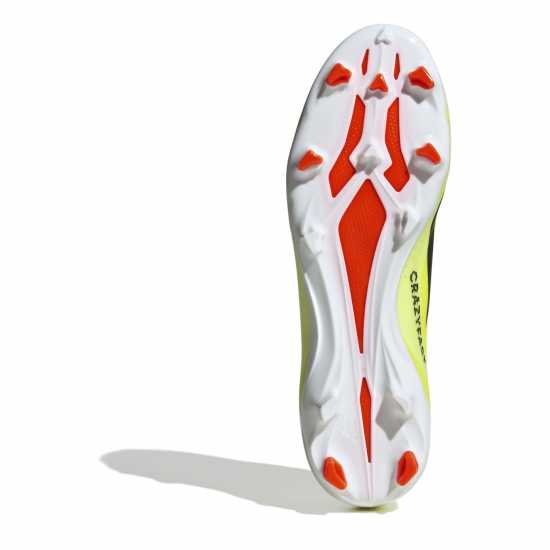 Adidas X Crazyfast League Laceless Firm Ground Football Boots Жълто/Черно/Бяло Футболни стоножки