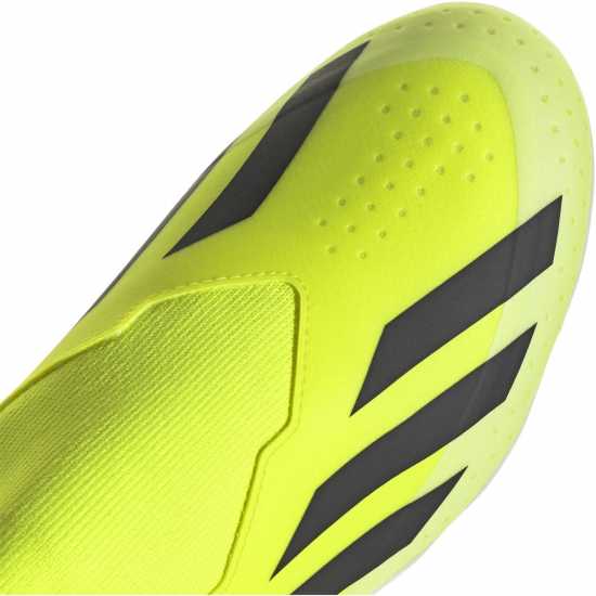 Adidas X Crazyfast League Laceless Firm Ground Football Boots Yellow/Blk/Wht Мъжки футболни бутонки