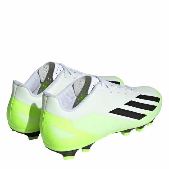 Adidas X Crazyfast Club Flexible Firm Ground Football Boots Бяло/Черно/Лимон Футболни стоножки