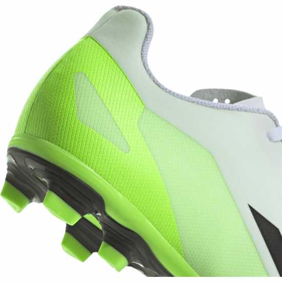 Adidas X Crazyfast Club Flexible Firm Ground Football Boots Бяло/Черно/Лимон Футболни стоножки