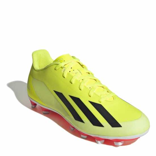 Adidas X .4 Adults Firm Ground Football Boots Yellow/Blk/Wht Мъжки футболни бутонки