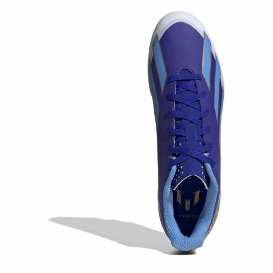 Adidas X .4 Adults Firm Ground Football Boots Blue/White Мъжки футболни бутонки