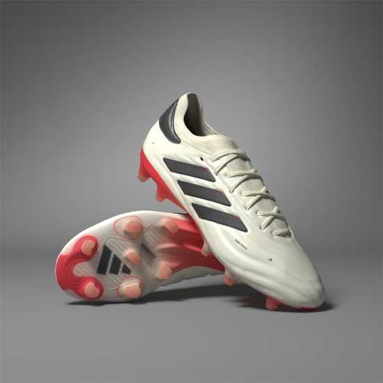 Adidas Copa Pure Ii+ Firm Ground Football Boots White/Black/Red Мъжки футболни бутонки