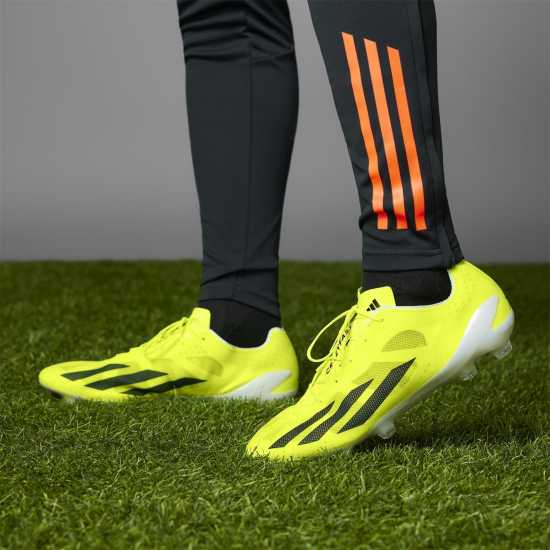 Adidas X Crazyfast+ Firm Ground Football Boots Жълто/Черно/Бяло Футболни стоножки