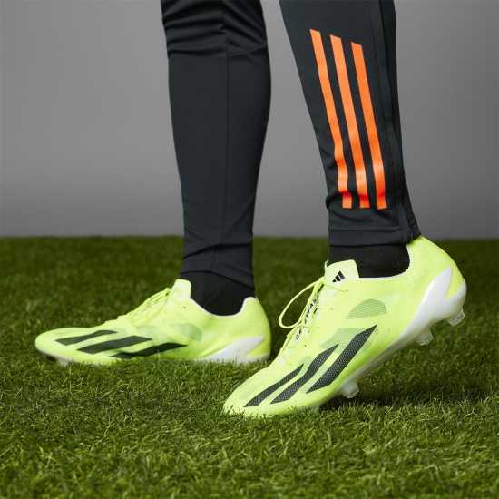 Adidas X Crazyfast+ Firm Ground Football Boots Жълто/Черно/Бяло Футболни стоножки