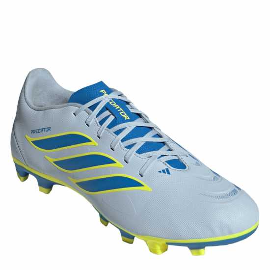 Adidas Mens  Predator Club Firm Ground Football Boots Blue/Yellow 
