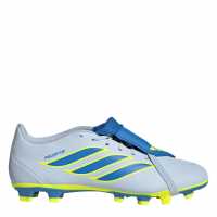 Adidas Mens  Predator Fold-Over Tongue Club Firm Ground Football Boots Blue/Yellow 