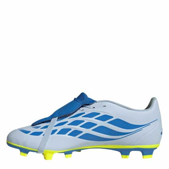 Adidas Mens  Predator Fold-Over Tongue Club Firm Ground Football Boots Blue/Yellow 