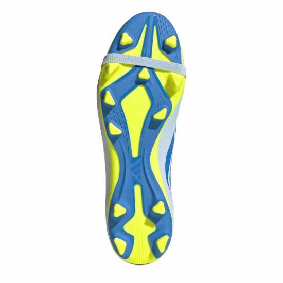Adidas Mens  Predator Fold-Over Tongue Club Firm Ground Football Boots Blue/Yellow 