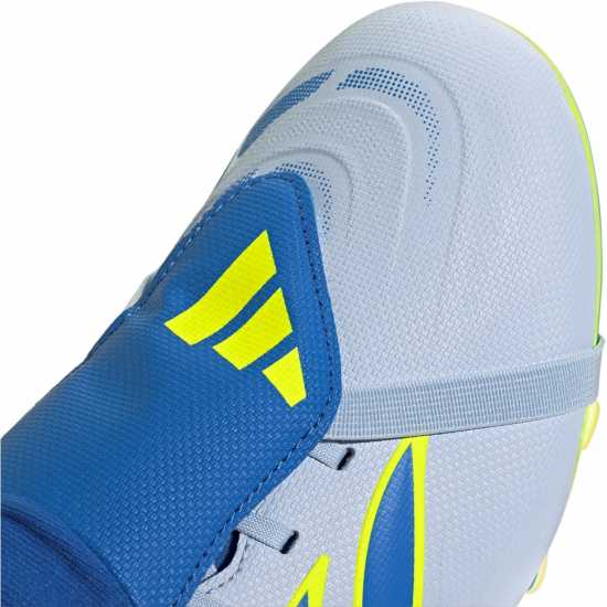 Adidas Mens  Predator Fold-Over Tongue Club Firm Ground Football Boots Blue/Yellow 