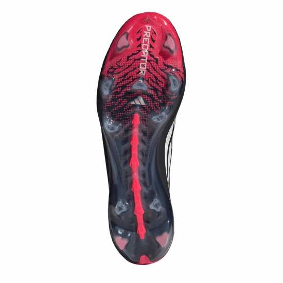 Adidas Mens  Predator Elite Laceless Firm Ground Football Boots Black/Red 