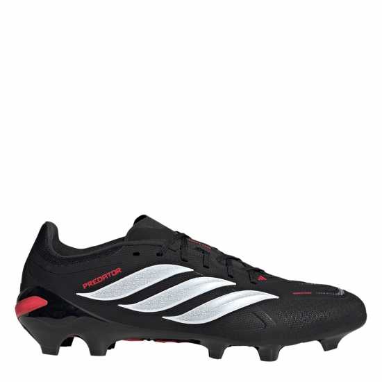 Adidas Mens Predator League Firm Ground Football Boots Black/Red Adidas Mens Predator League Firm Ground Football Boots Black/Red