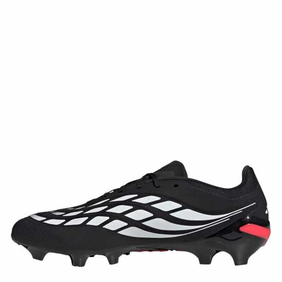 Adidas Mens Predator League Firm Ground Football Boots Black/Red Adidas Mens Predator League Firm Ground Football Boots Black/Red