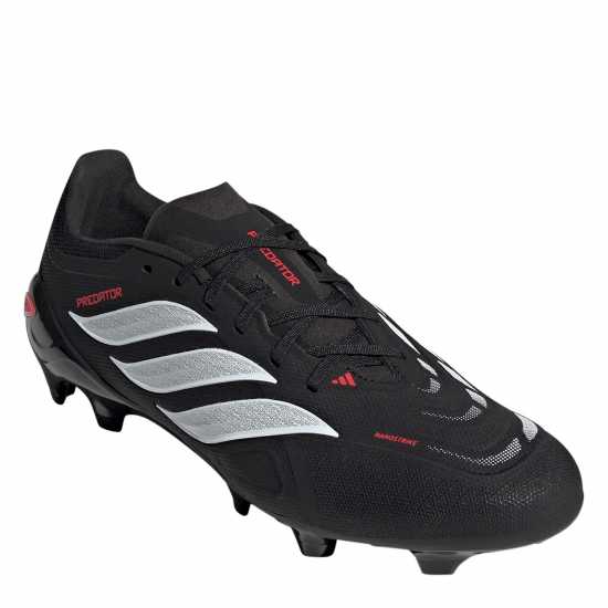 Adidas Mens Predator League Firm Ground Football Boots Black/Red Adidas Mens Predator League Firm Ground Football Boots Black/Red