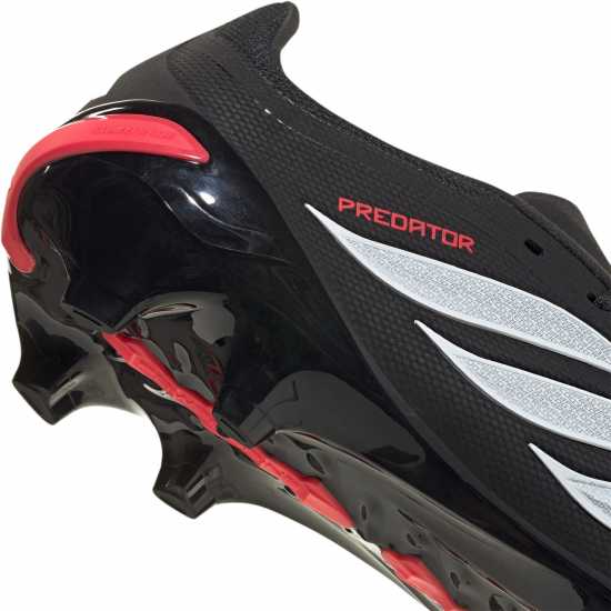 Adidas Mens Predator League Firm Ground Football Boots Black/Red Adidas Mens Predator League Firm Ground Football Boots Black/Red