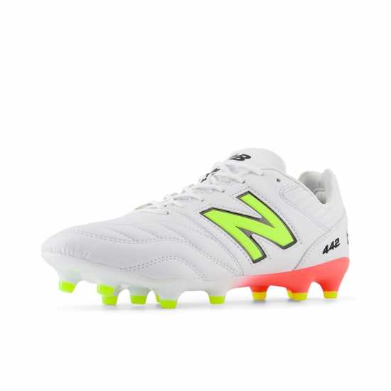 New Balance Balance 442 V2 Pro Firm Ground Football Boots Бяло/Волт 