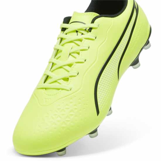 Puma King Match Firm Ground Football Boots Лайм/Черно Футболни стоножки
