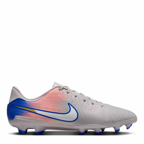 Nike Tiempo Legend 10 Academy Adults Firm Ground Football Boots Сиво/Синьо 