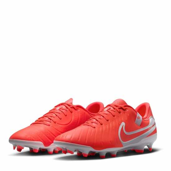 Nike Tiempo Legend 10 Academy Firm Ground Football Boots Червено/Бяло 