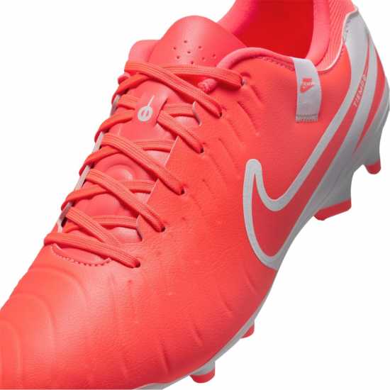 Nike Tiempo Legend 10 Academy Firm Ground Football Boots Червено/Бяло 