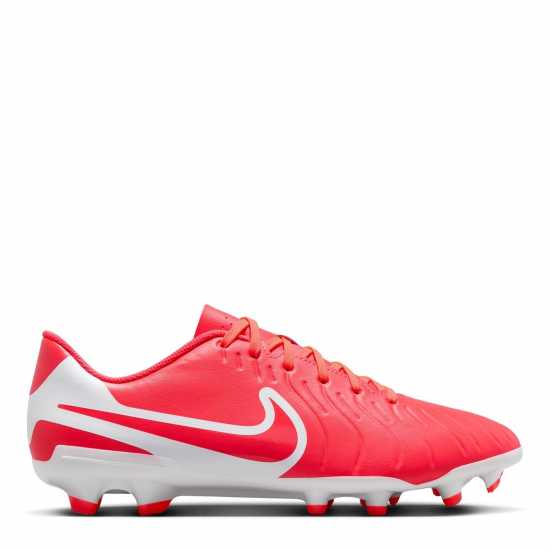 Nike Tiempo Legend 10 Club Firm Ground Football Boots Червено/Бяло 