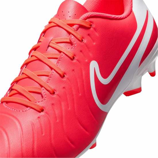 Nike Tiempo Legend 10 Club Firm Ground Football Boots Червено/Бяло 