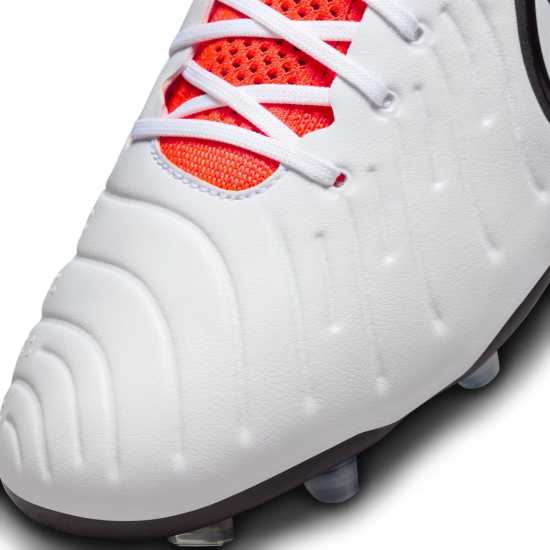 Nike Tiempo Legend 10 Elite Firm Ground Football Boots Wht/Blk/Crimson Мъжки футболни бутонки
