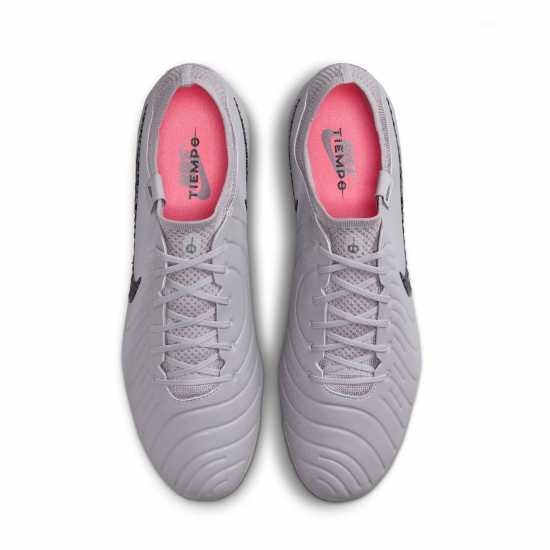 Nike Tiempo Legend 10 Elite Firm Ground Football Boots Сиво/Черно Мъжки футболни бутонки