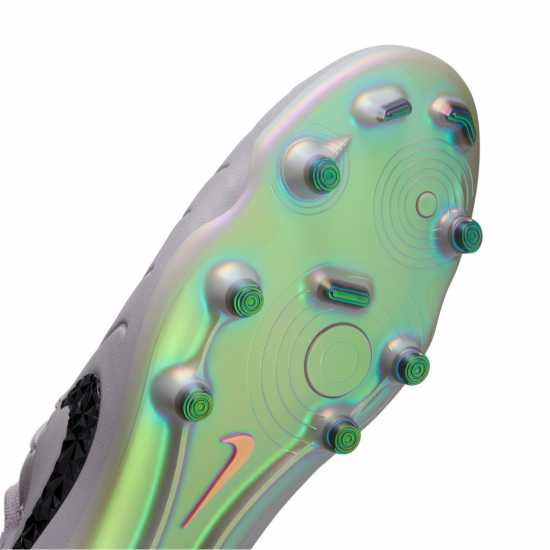Nike Tiempo Legend 10 Elite Firm Ground Football Boots Сиво/Черно Мъжки футболни бутонки