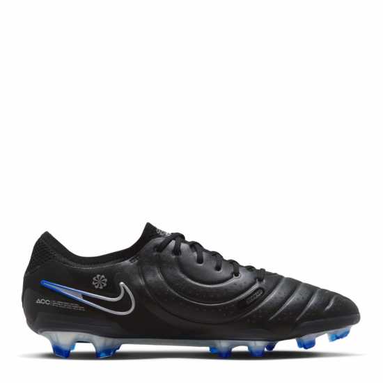 Nike Tiempo Legend 10 Elite Firm Ground Football Boots Черно/хром Футболни стоножки