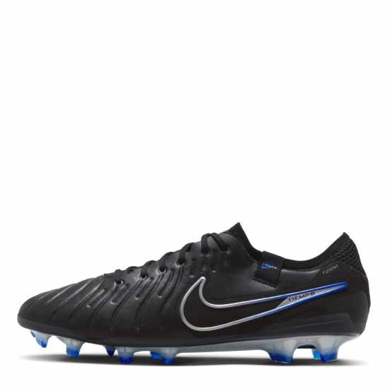 Nike Tiempo Legend 10 Elite Firm Ground Football Boots Черно/хром Футболни стоножки