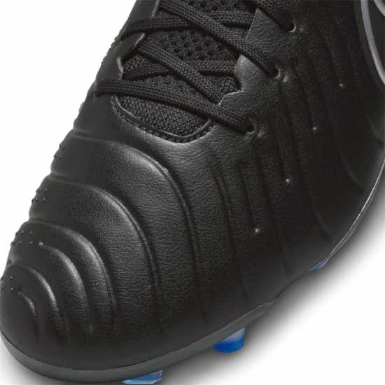 Nike Tiempo Legend 10 Elite Firm Ground Football Boots Черно/хром Футболни стоножки