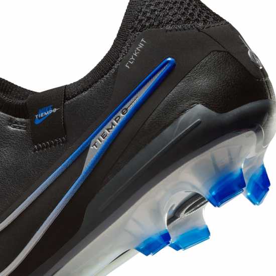 Nike Tiempo Legend 10 Elite Firm Ground Football Boots Черно/хром Футболни стоножки