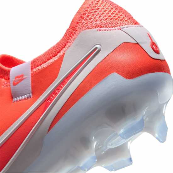 Nike Tiempo Legend 10 Elite Firm Ground Football Boots Червено/Бяло 