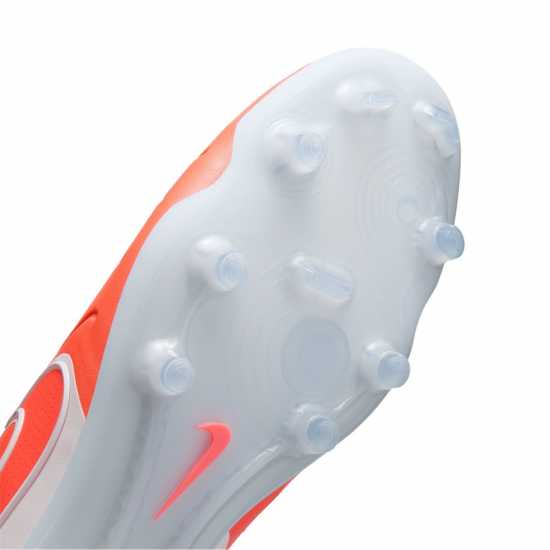 Nike Tiempo Legend 10 Elite Firm Ground Football Boots Червено/Бяло 