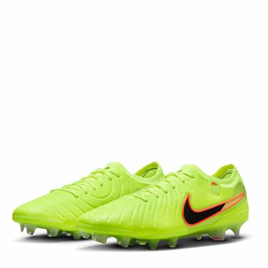 Nike Tiempo Legend 10 Elite Adults Firm Ground Football Boots Волт/Черен 